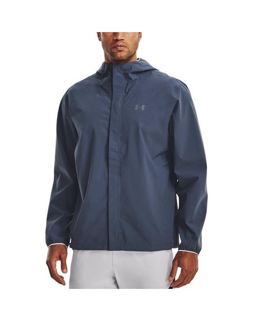 Under Armour Blue Stormproof Cloudstrike Stretch Jacket for men