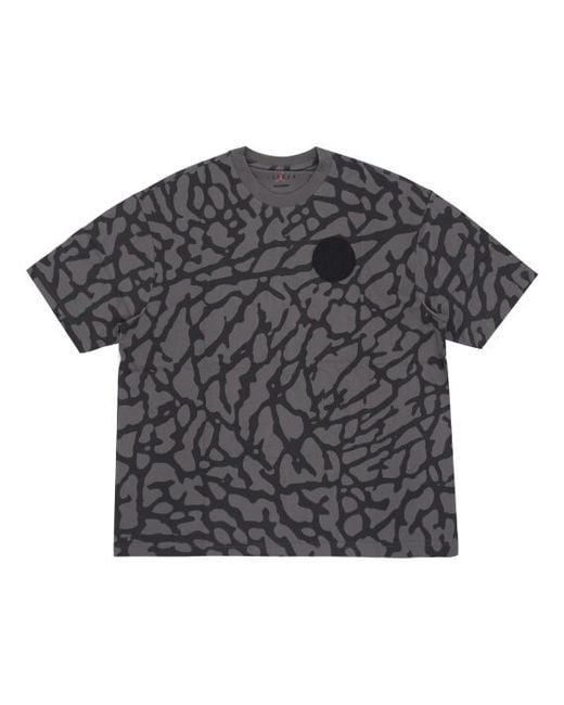 Nike Gray X Paris Saint-Germain Graphic T-Shirt 'Iron' for men