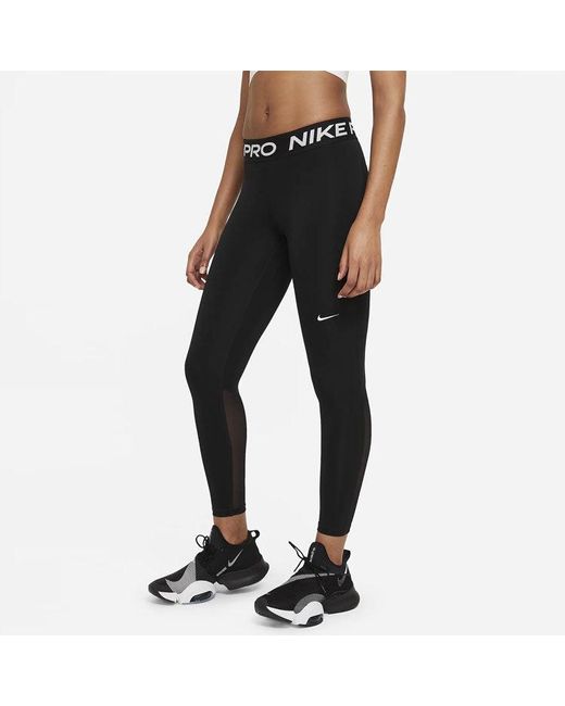 Nike Black (Wmns) Pro Running Training Quick Dry Sports Gym Pants/Trousers/Joggers
