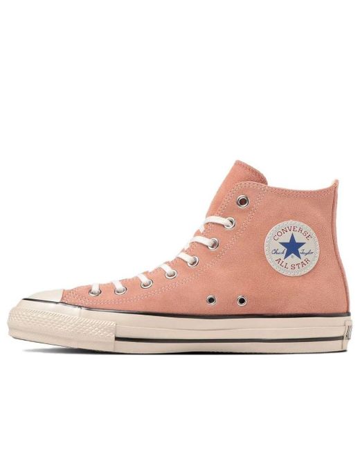 Converse Pink Suede All Star Us High Top for men