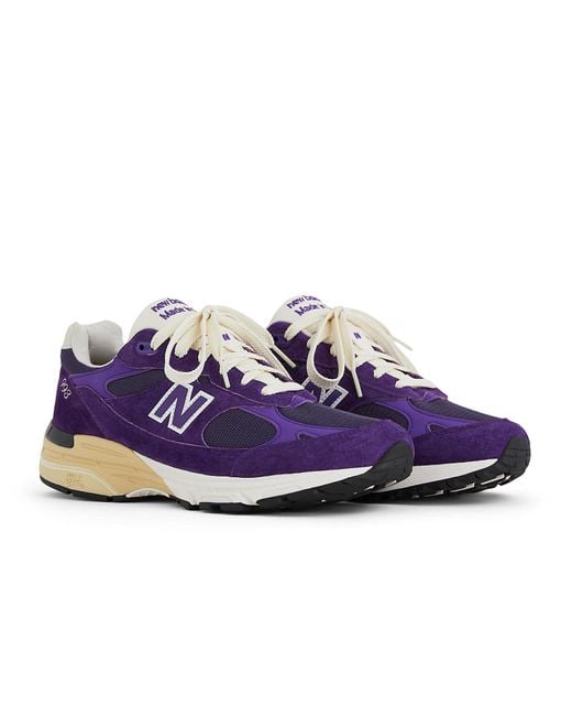 New Balance Purple 993 Sneakers