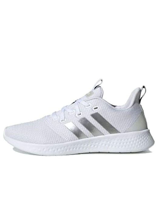 Adidas White (Wmns) Puremotion Metallic'