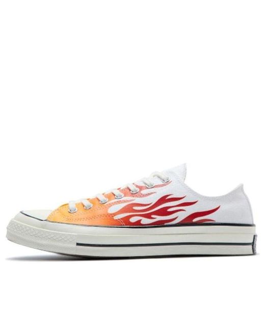 Converse Pink Chuck 70 Low 'Flames' for men