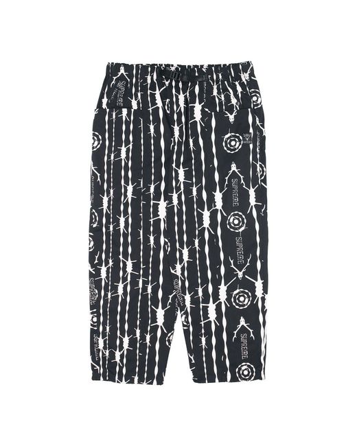 Supreme Black Ss21 Week 9 X South2 West8 Belted Pant for men