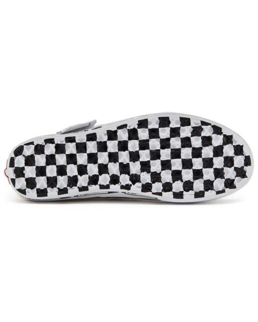 Vans White Authentic Chessboard for men