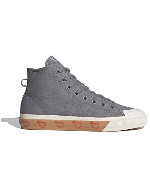 Adidas Blue X Human Made Nizza Hi for men