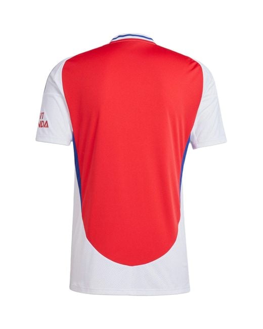 Adidas Red Arsenal 24/25 Home Jersey Asia Sizing for men