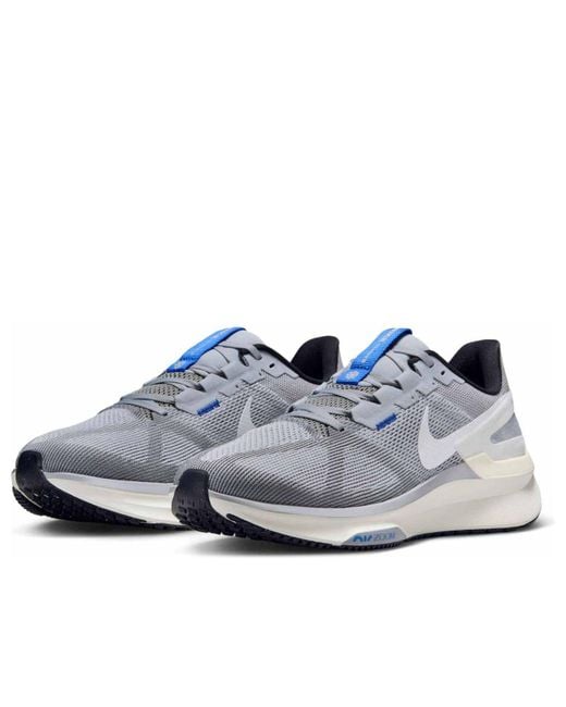 Nike Gray Air Zoom Structure 25 Shoes for men