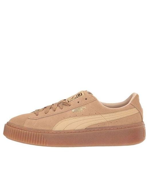 PUMA Brown (Wmns) Suede Platform