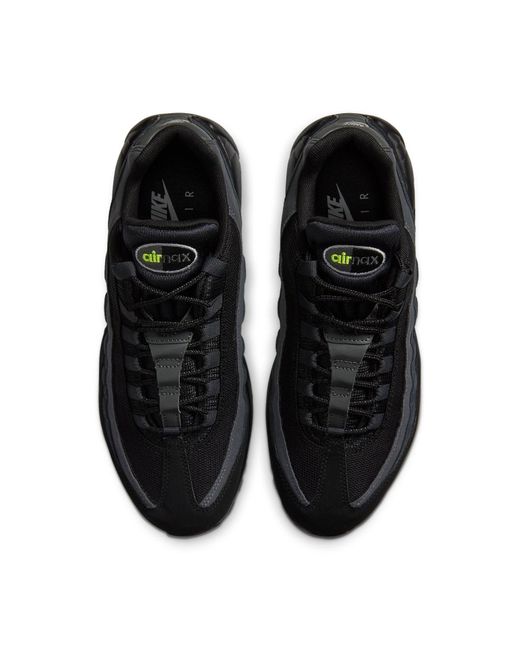 Nike Black Air Max 95 'Retro Logo Volt' for men