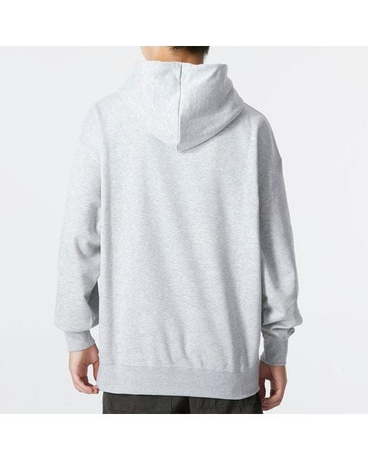 PUMA Blue Colorblock Fandom Logo Hoodie for men