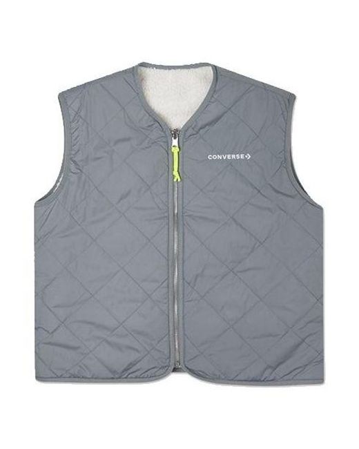 Converse Blue Sherpa Reversible Vest