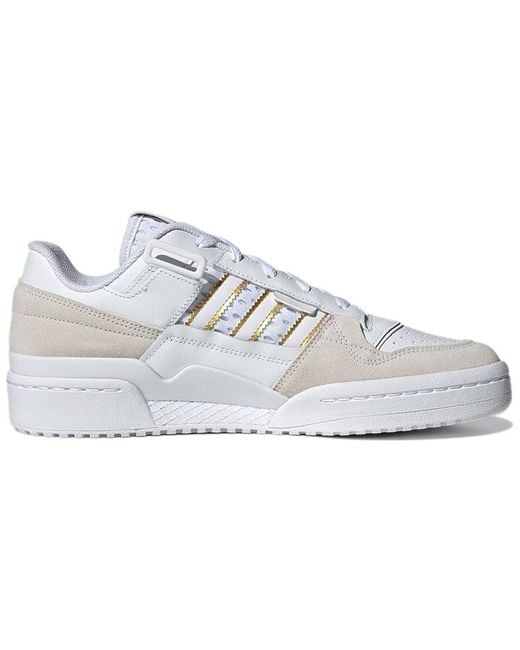 Adidas White Forum Exhibit Low for men