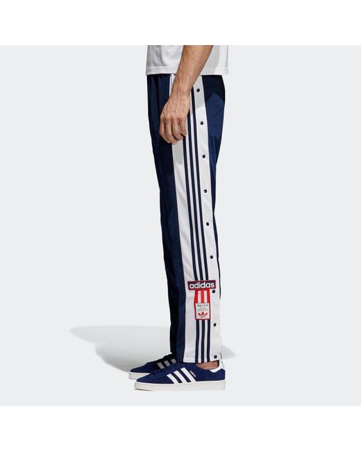 adidas Originals Side Button Athleisure Casual Sports Pants in Blue for Men Lyst UK