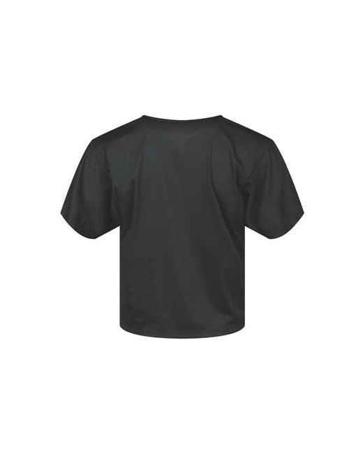 Nike Black (Wmns) Icon Clash City Sleek Sports Running Tops Short Sleeve