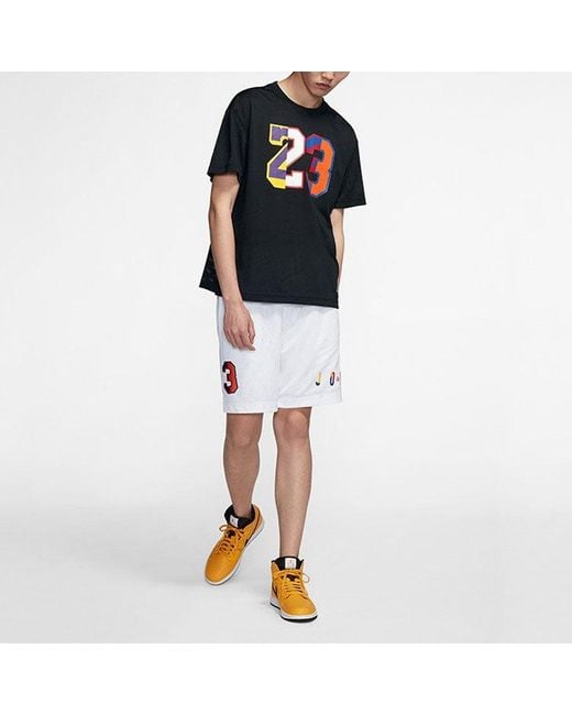 Nike Black 23 Printing Mesh Short Sleeve for men