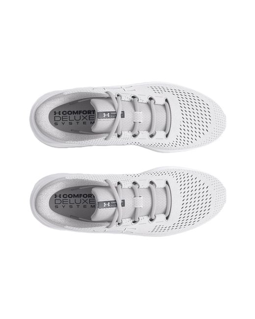 Under Armour White (Wmns) Charged Pursuit 3 Running Shoes