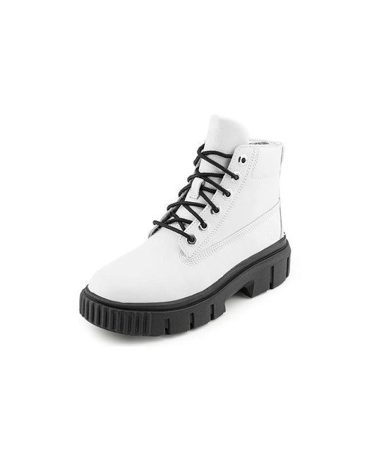 Timberland Black (Wmns) Greyfield Leather Boots Full Grain'