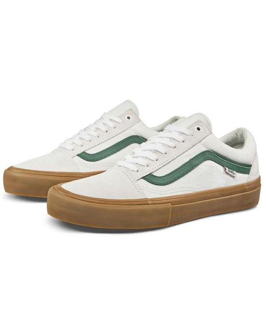 Vans White Old Skool Pro for men