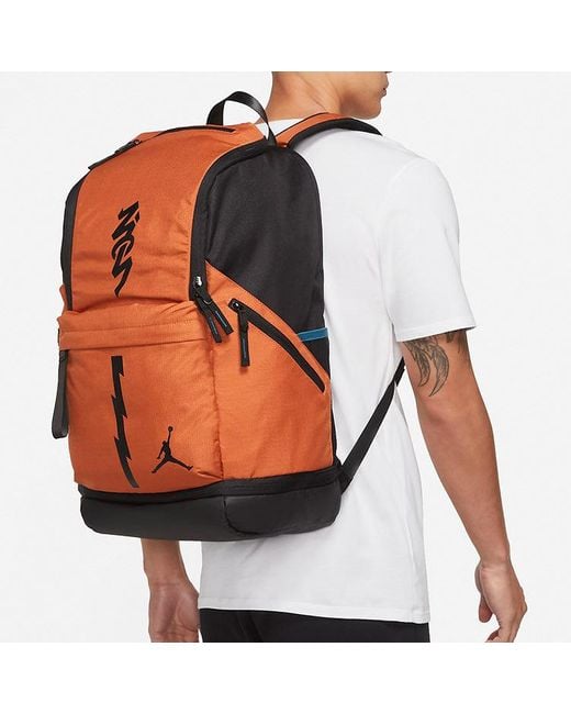 Nike Orange Zion Backpack for men