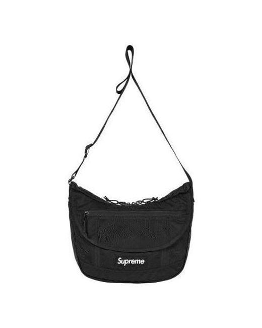 Supreme Black Small Messenger Bag for men