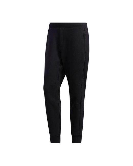 Adidas Black Th Pnt Peach Solid Color Casual Cozy Bundle Feet Sports Pants for men