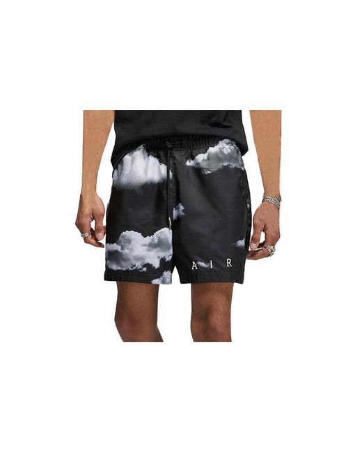 Nike Black Clouds Printing Casual Sports Shorts for men