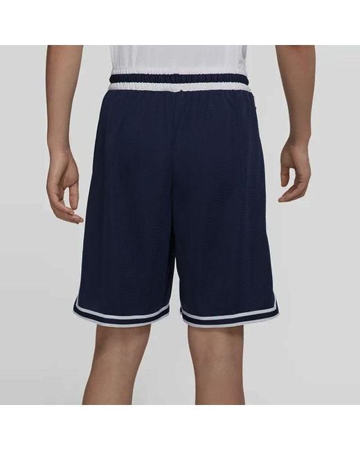 Nike Blue Dri-Fit Dna Logo Printing Stripe Drawstring Lacing Sports Shorts Deep for men