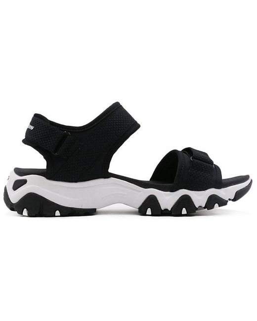 Skechers Black (Wmns) Dlites 2.0 Fashion Sandals
