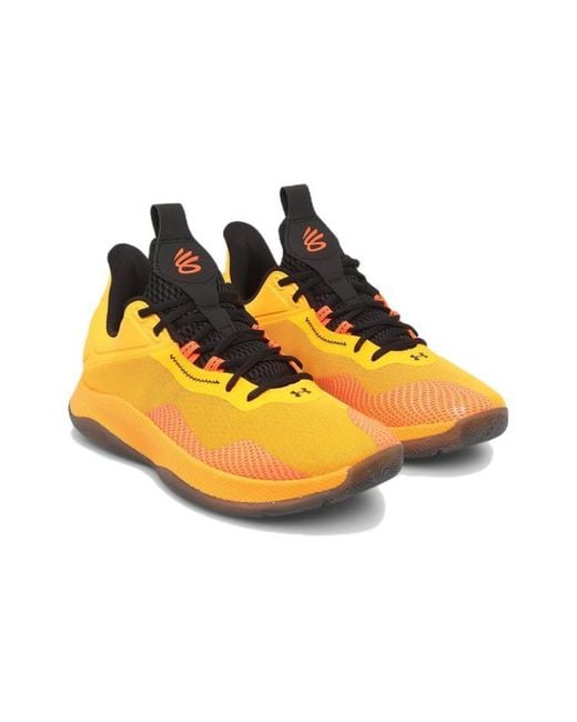 Under Armour Yellow Curry 2 Hovr Splash Shock' for men