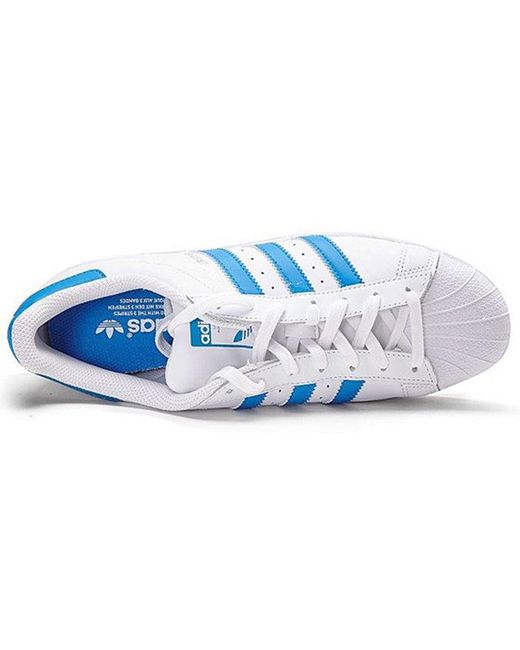 Adidas Blue Superstar Ray' for men