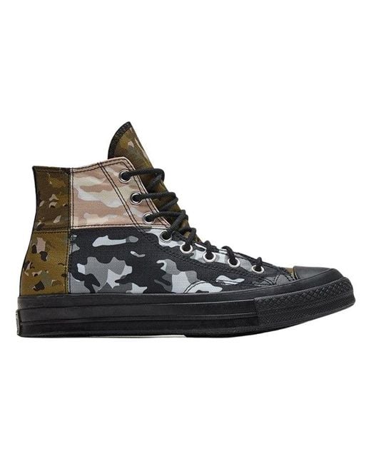 Converse Black Chuck 70 High 'Patchwork Blocked for men
