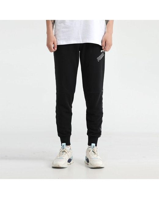 PUMA Black Amplifier Pants for men