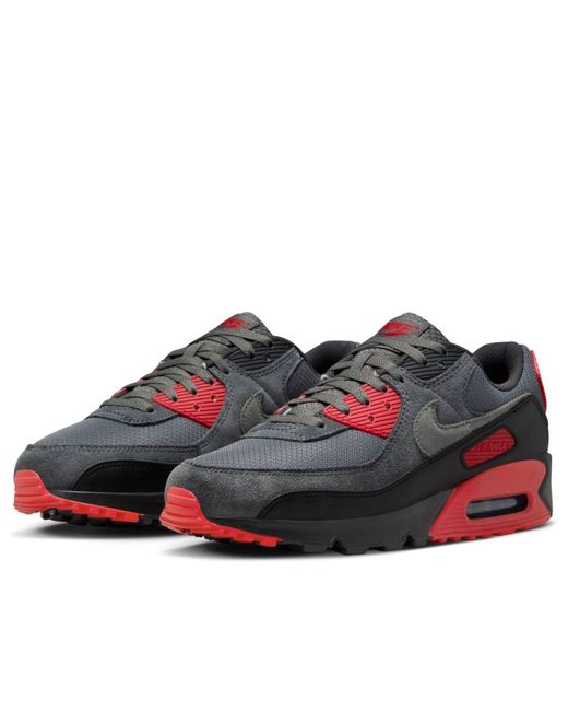Nike Red Air Max 90 'Smoke Fire' for men