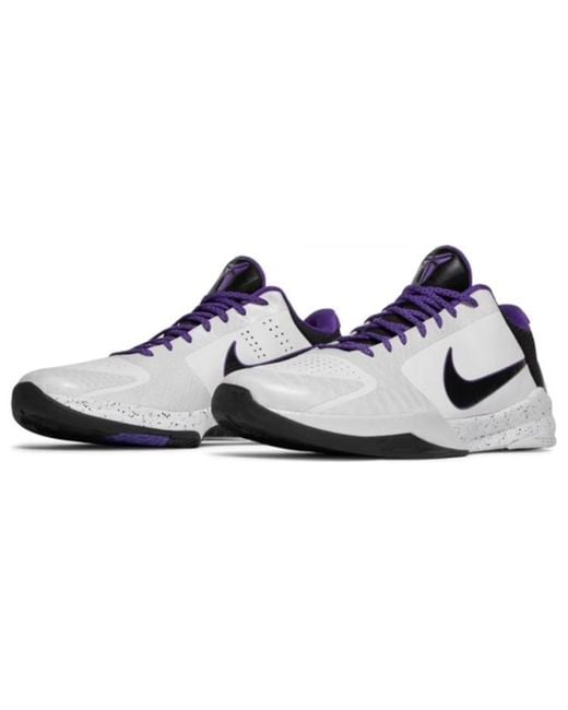Nike White Zoom Kobe 5 'Inline' for men