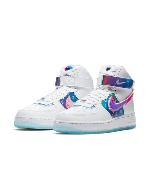 Nike Blue (Wmns) Air Force 1 High Lx 'Have A Good Game'