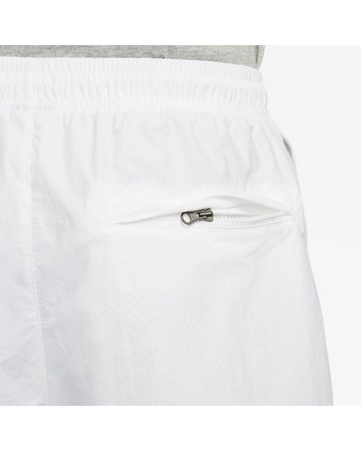 Nike White Solo Swoosh Woven Shorts for men