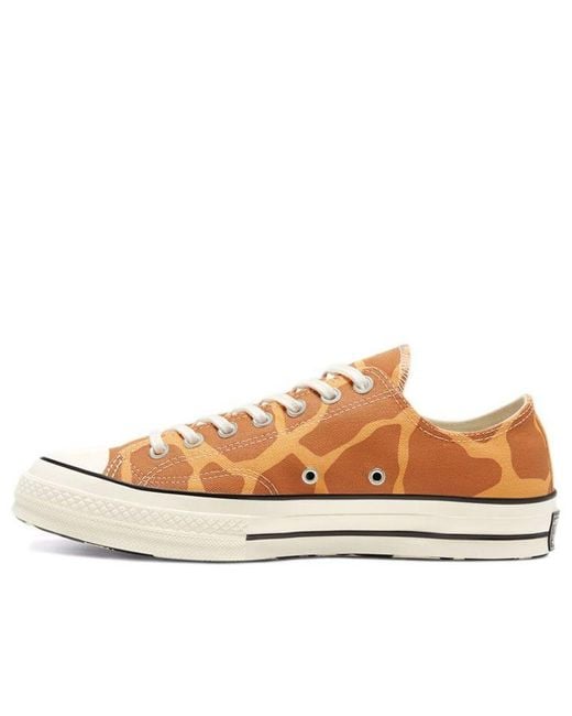 Converse Brown Chuck 70 Low 'Archival Giraffe Print' for men