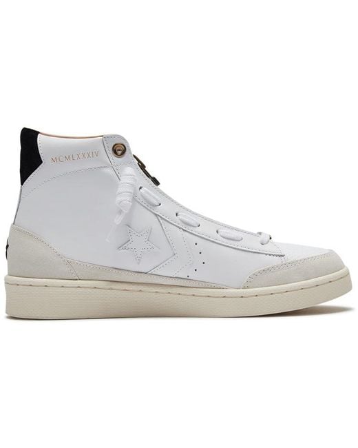 Converse White Ibn Jasper X Pro Leather Mid for men