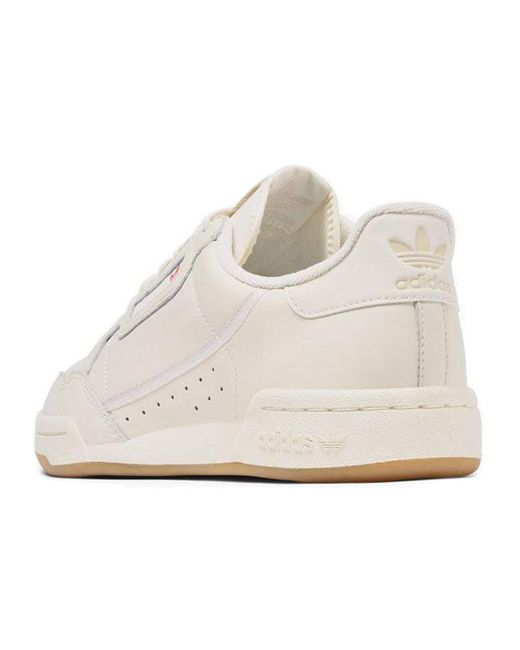 Adidas White Continental 80 'Off Gum' for men