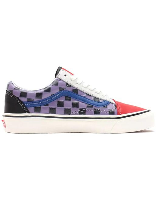 Vans Blue Old Skool 36 Dx Low-Top Sneakers for men