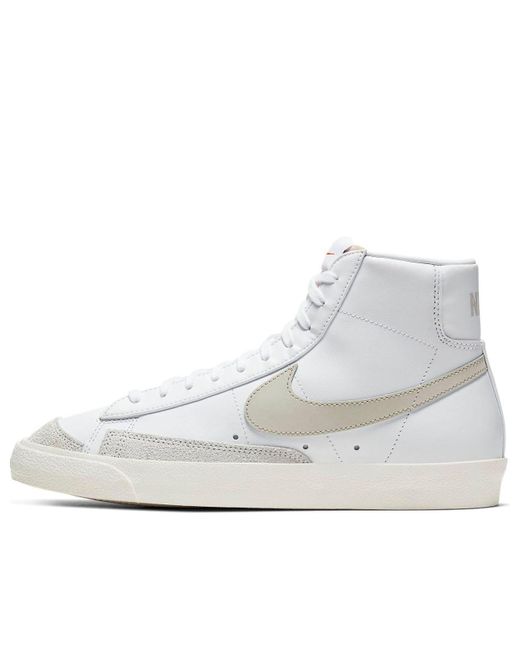Nike White Blazer Mid 77 'Light Bone' for men