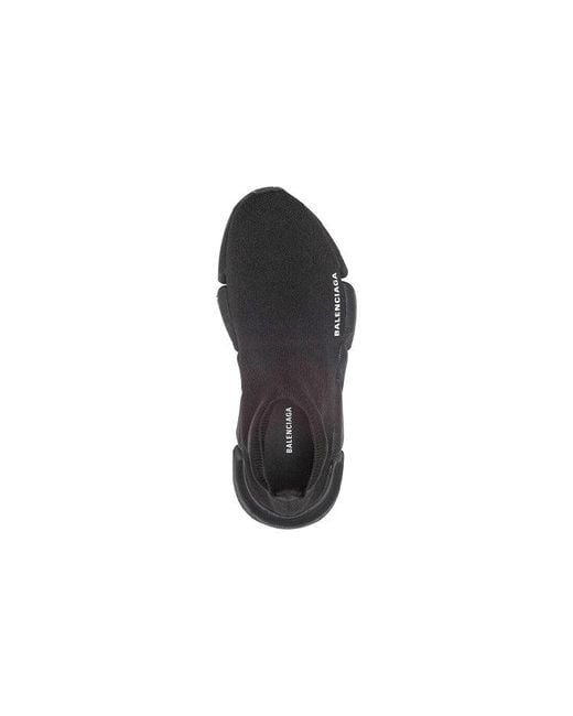 Balenciaga Black (Wmns) Speed 2.0 Sneaker Recycled Knit'
