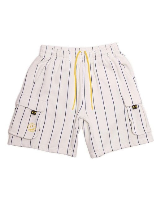 Drew House Blue Cargo Sweatshort Pinstripe' for men