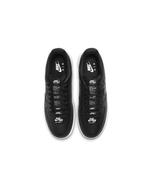 Nike Black Air Force 1 '07 Lv8 'Double Air Pack for men