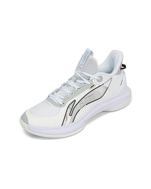 Li-ning White Flashing Mid for men
