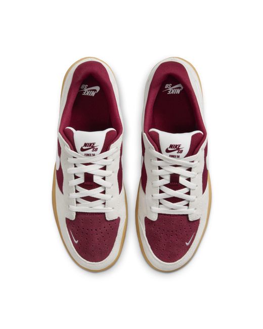 Nike Red Sb Force 58 Gum' for men