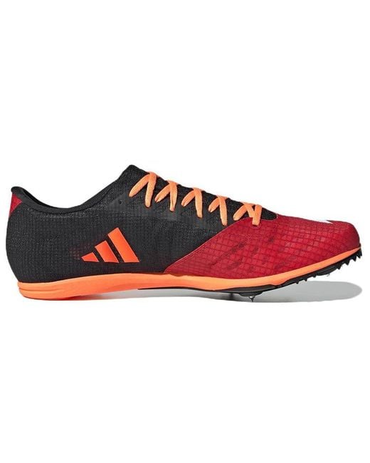 Adidas Red Distancestar Wear-Resistant Shock Absorption for men