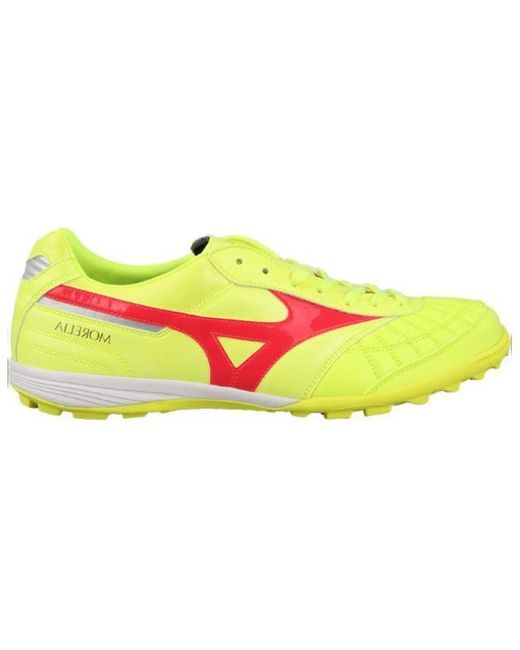 Mizuno Yellow Morelia Sala Japan Tf Football Soccer Cleats Shoes for men