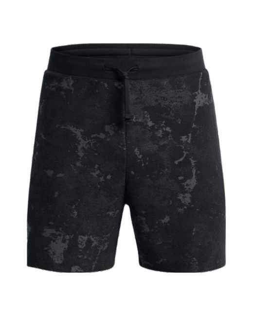 Under Armour Black Journey Terry Shorts for men